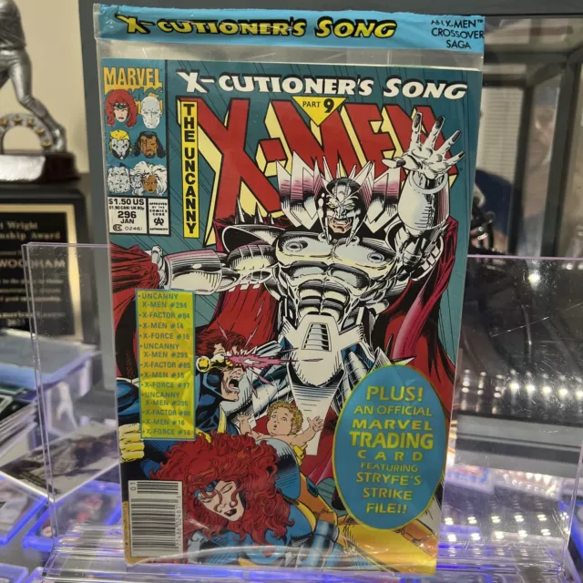 Marvel Comics Copper Age The Uncanny X-men #296 Newsstand Sealed Polybag
