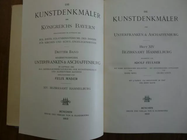 Kunstdenkmäler von Bayern, Unterfranken:Bezirksamt Hammelburg. Original-Ausgabe 3