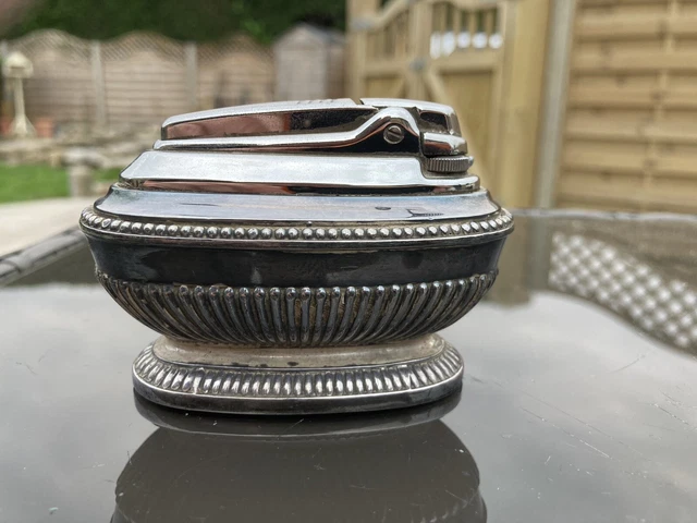 VINTAGE 60'S QUEEN Anne Ronson varaflame table/desk top lighter £7.50 ...