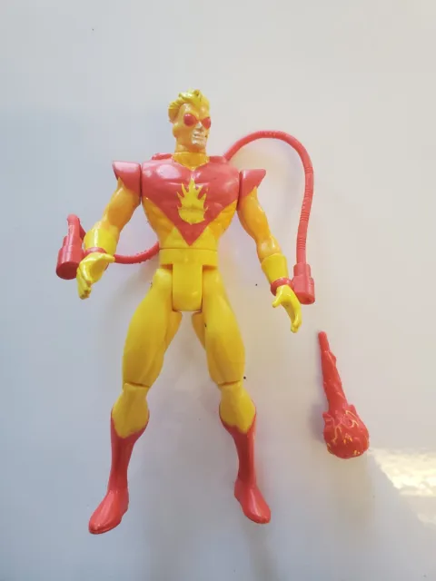 Pyro  w/ 1 Fireball Marvel 5" action figure loose Toy Biz 1994 X-Men X-Force