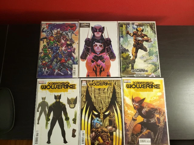 X Deaths of Wolverine 1 Variants and Children Of The Atom 2022 Lot of 6  Comics