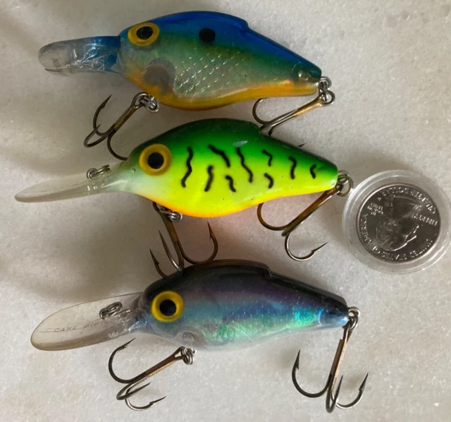 Leurre Vintage Storm Deep Lightnin' Shad – Crankbait Pré-Rapala Avec Grelots (Original)