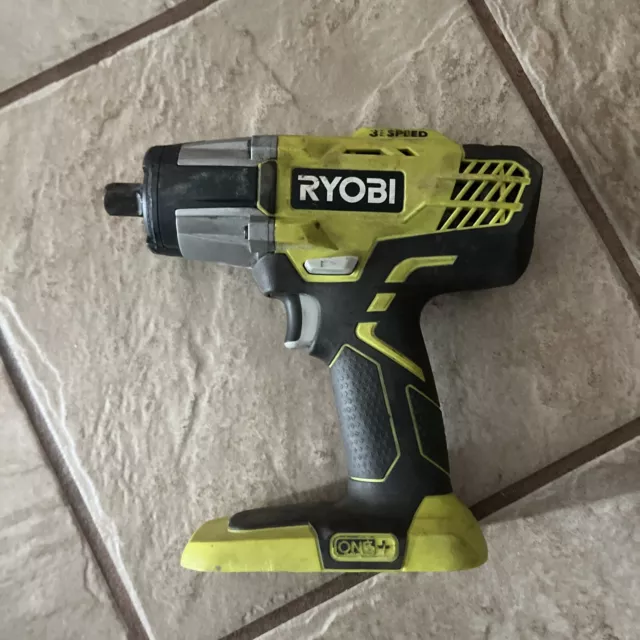 RYOBI 18-Volt Cordless 3-Speed 1/2 in. Impact Wrench (Tool-Only) P261