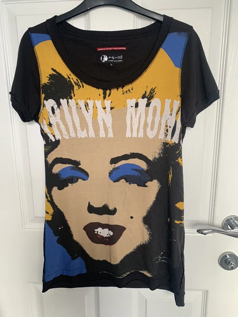 Andy Warhol Collection by Pepe Jeans London Rare Marilyn Monroe T Shirt  Size S