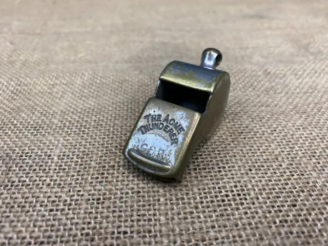 Rare Vintage The Acme Thunderer Gcr Great Central Railway Whistle