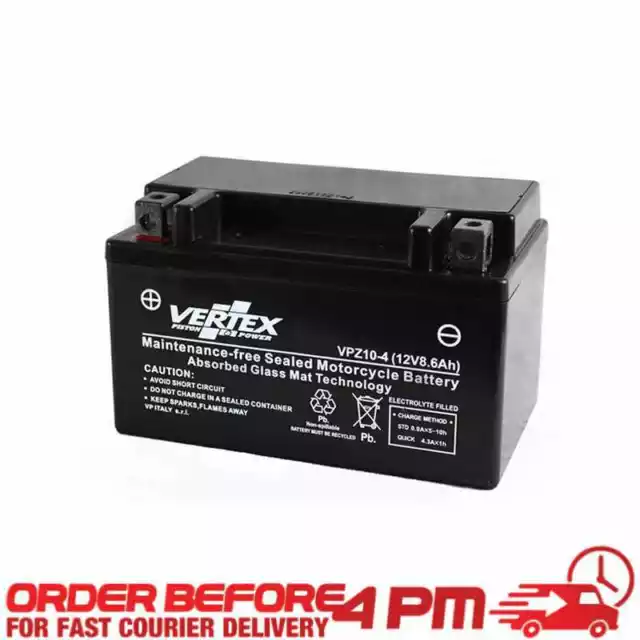 Vertex Gel Battery For Yamaha MT-09 850 A ABS 2013 - 2018 code YTZ10-S