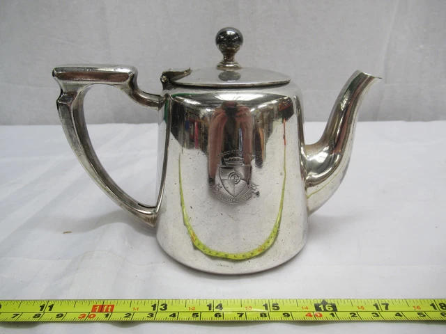 VINTAGE MAPPIN Webb Princes Plate Teapot Associated with County