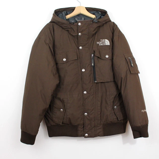 Felpa con cappuccio invernale calda da uomo marrone The North Face taglia S