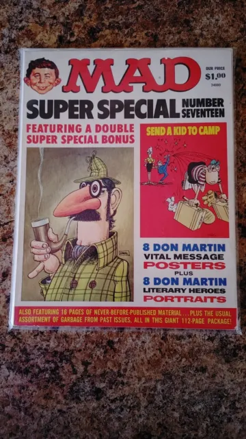Mad Magazine Super Special Number Seventeen INCLUDES THE POSTERS & PORTRAITS!!