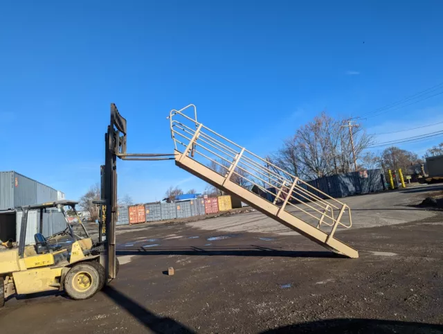 Steel Staircase stairway meets OSHA closed riser
