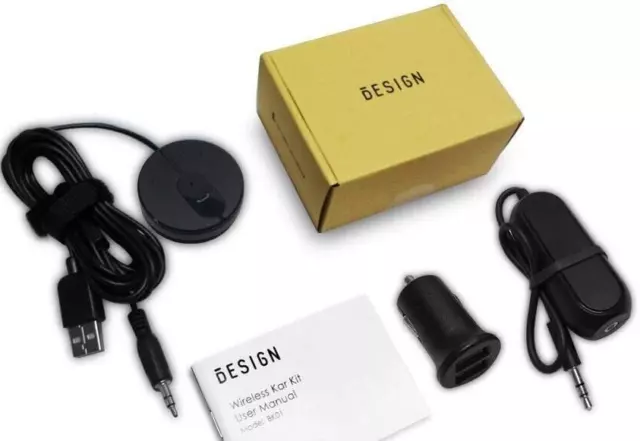Besign Bluetooth 4.1 Car Kit Handsfree Talking Music Streaming Wireless Audio