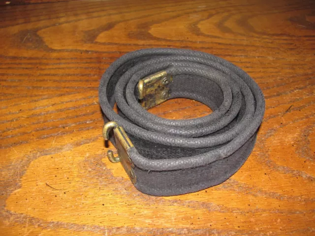 Australian black slr rifle sling enfield black blackened good condition