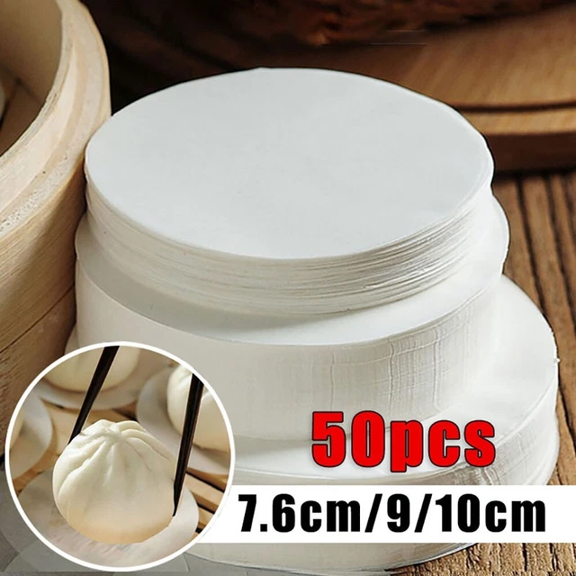 À Vapeur Papier Blanc Pratique Anti - Adhérent Rond Perforé Papier Chaud Haut