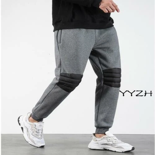 Mens Winter Faux Fur Lined Cotton Trousers Warm Thick Soft Comfort Outwear Pants