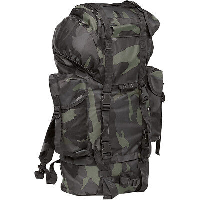 Brandit Brandit BW Combat Zaino Caccia Militare 65L Backpack Tattico Woodland Camo 