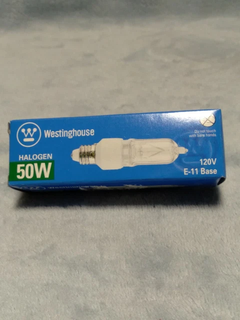 Westinghouse 50W Halogen Lamp/Bulb E-11 Base 120v MPN: 04423