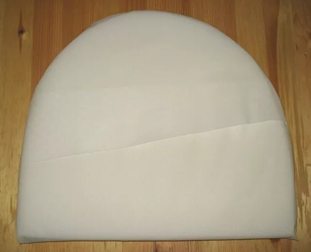 Baby Pillow Rounded Half Moon Pram Crib Cot Bed Moses Basket 35 x 31 x 3.5cm