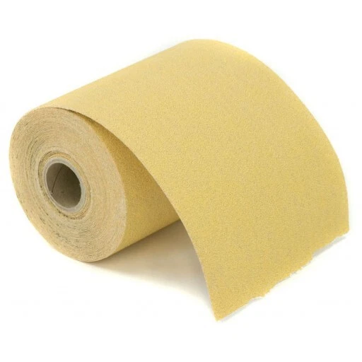Mirka 23-573-120 Gold 4-1/2 in x 10 yd PSA Autokut Roll, 120 Grit, Qty. 1