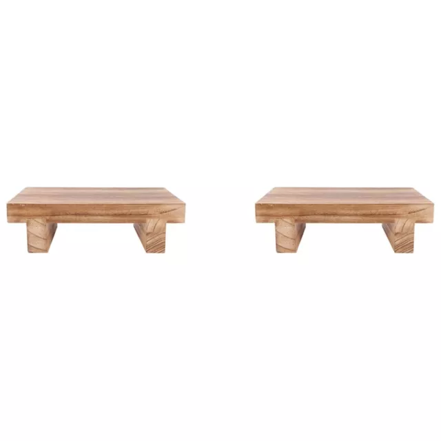 2X Taburete de Madera para Adultos, Taburete de Cama para  Altas, Coci7419