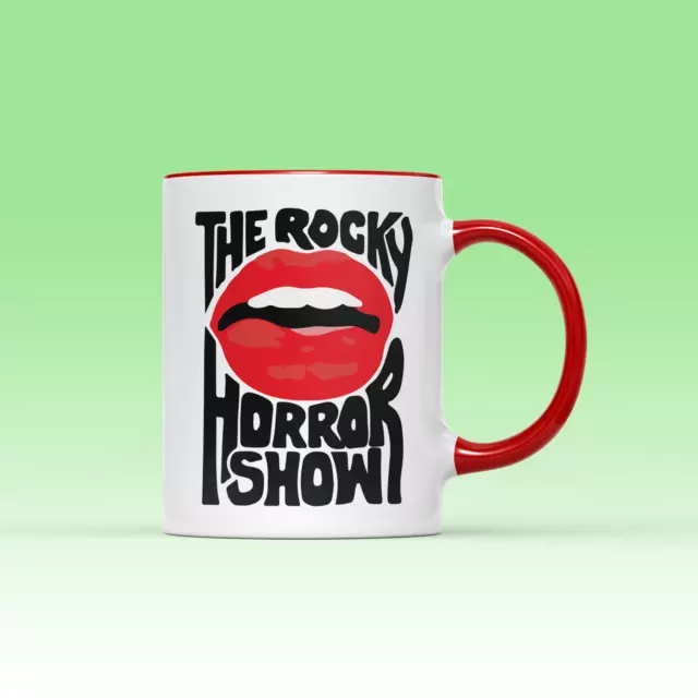 Rocky Horror Lips Red Handle Tea Coffee Mug-Picture Show Frank Fan Fiction