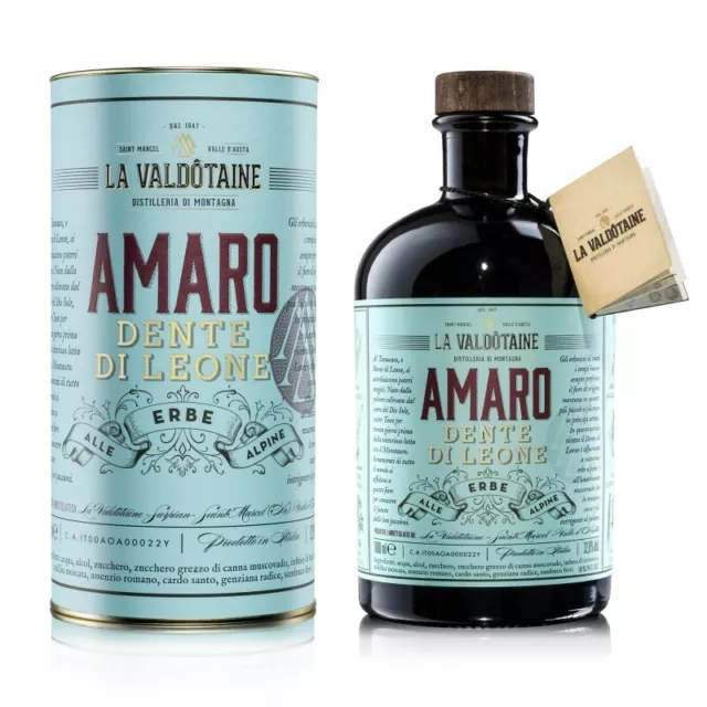 Amaro Dente Di Leone  La Valdotaine Lt. 1 Tubo