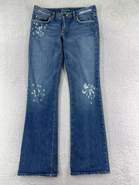 VINTAGE Georges Marciano For Guess Pants Womens 28 Distressed Made In USA Cotton