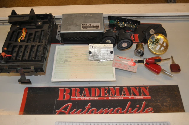 ALFA ROMEO 916 GTV Spider 2,0TS Schließsatz Motorsteuergerät ...