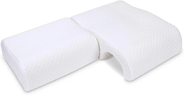 Memory Foam Pillow for Couples, Adjustable Cube Cuddle Pillow Anti Pressure Arm