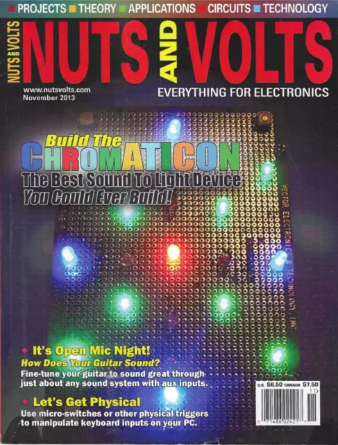 Nuts And Volts Magazine Chromaticon USB Keyboard Input Guitar Pre-Amp 2013