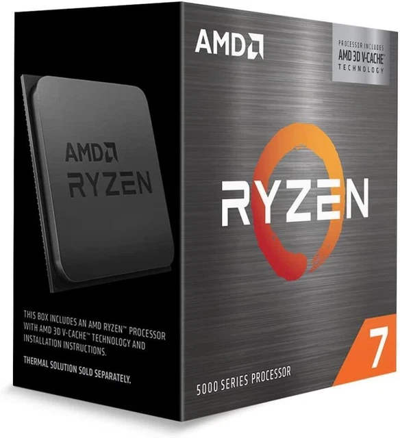 AMD RYZEN 7 5800X3D (Socket AM4) Processor Socket AM4 8 Cores (16 ...
