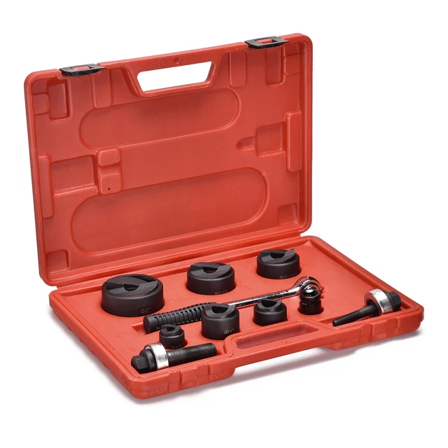 Yessources 6 Ton Knockout Puncher Tool Kit 6 Punch Dies 1/2 to 2 Inch Repairing