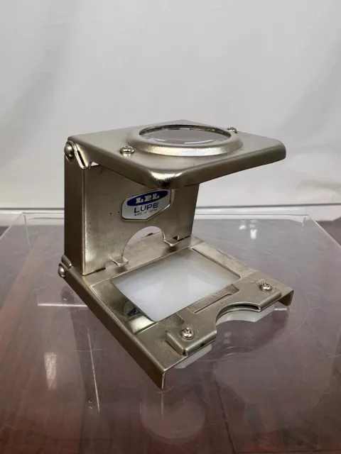 LUPA de metal plegable LPL de colección para visor de diapositivas de 35 mm NEGA negativo