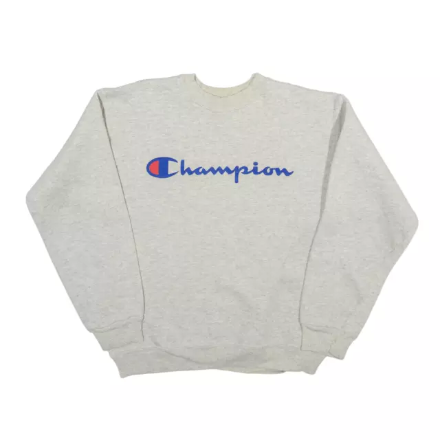 CHAMPION Sweatshirt Grey Crew Neck Boys XL