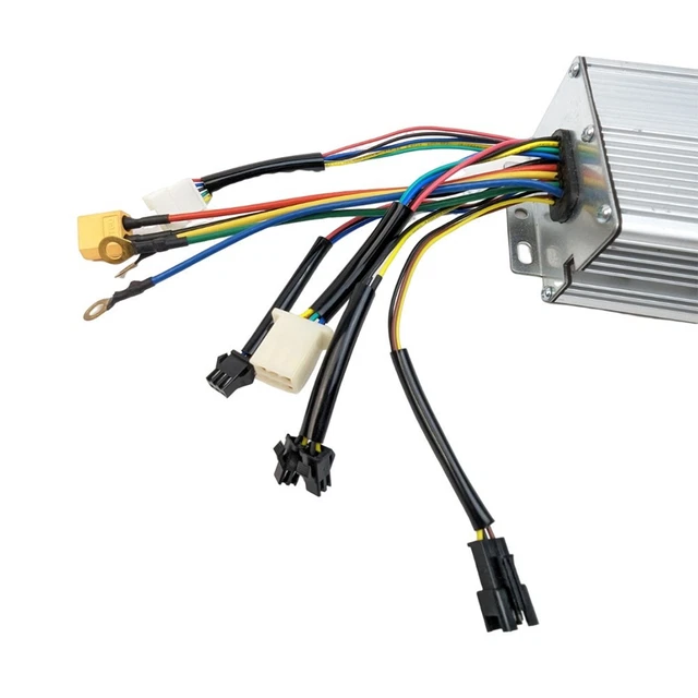 Contrôleur De Vitesse Moteur CC 36/48V 1000W Pour Scooter Électrique - Acier, Compact 120x65x30mm, Pour Moteurs à Balais 700-1000W