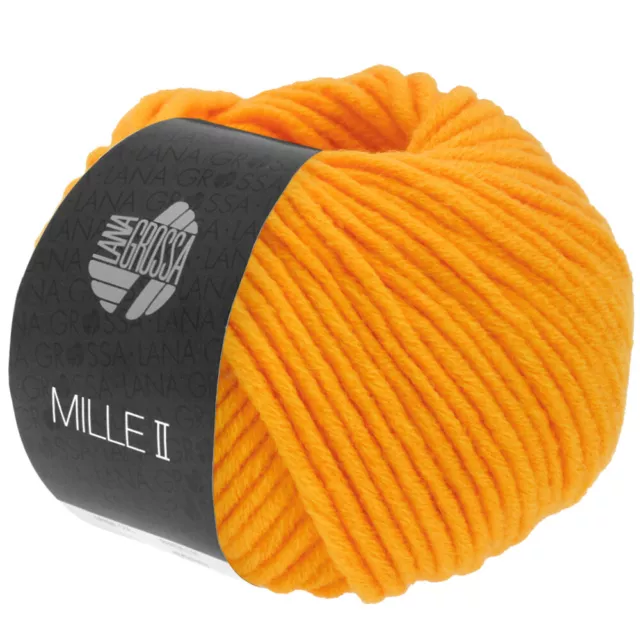 Wolle Kreativ! Lana Grossa - Mille II - Fb. 150 orange 50 g
