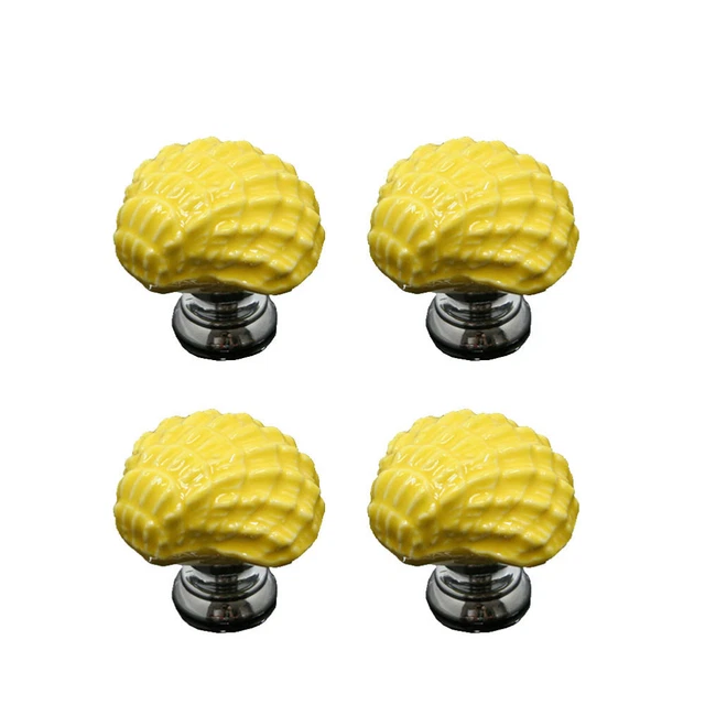 4 Pcs Shell Kitchen Handles Drawer Handles Vintage Drawer Pulls Cupboard