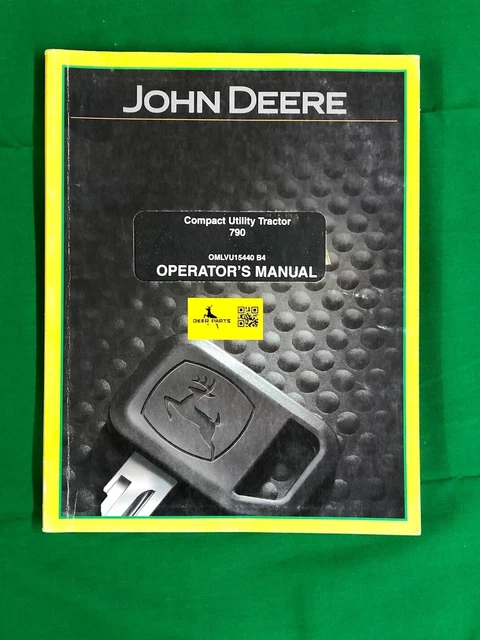 John Deere OMLVU15440 790 Operator's Manual