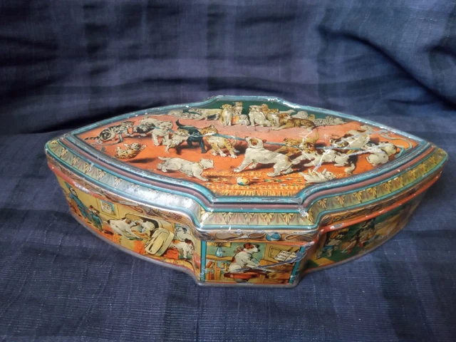 ANCIENNE BOITE a biscuit Huntley & Palmers palette EUR 45,00 - PicClick FR