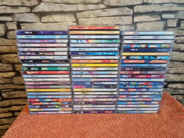 Now That’s What I Call Music Bundle - 29 to 98 - 70 Original Double CD Albums.