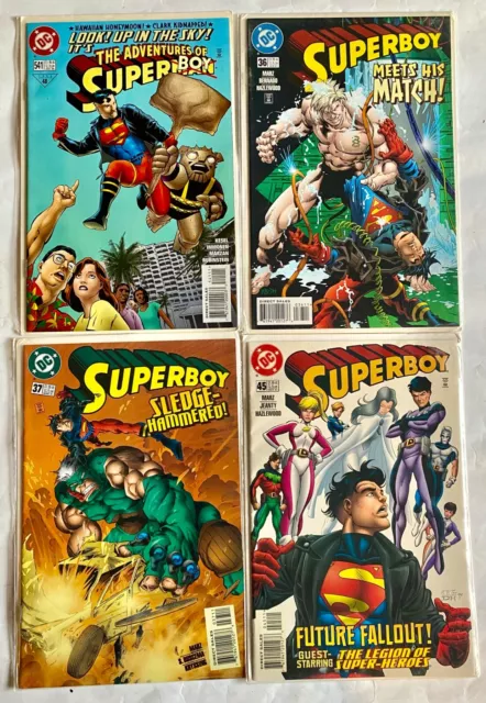 SUPERBOY - 4 Comic Set - First Printing- DC Comics - 1996/1997 - NM/MT - OBO