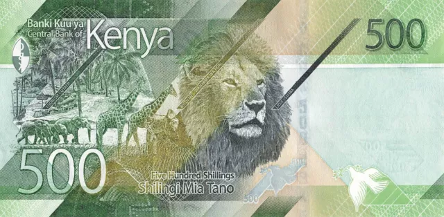 Kenya 500 Shillings 2019 UNC