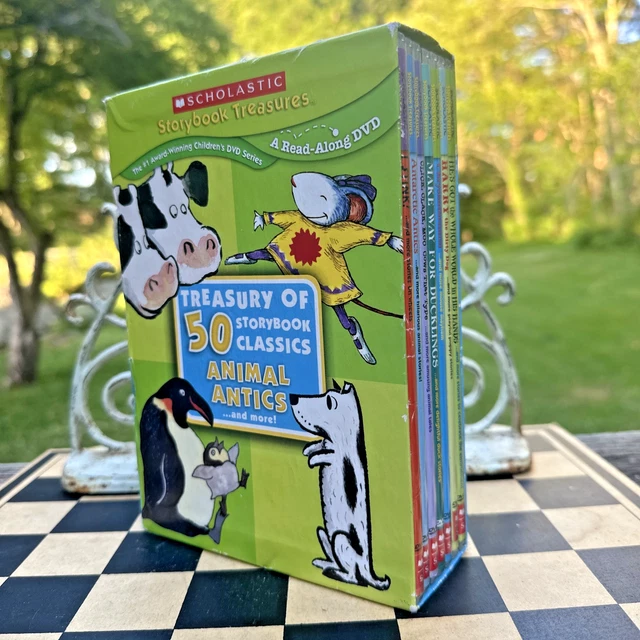 SCHOLASTIC TREASURY OF 100 Storybook Classics 16-DVD Box Set