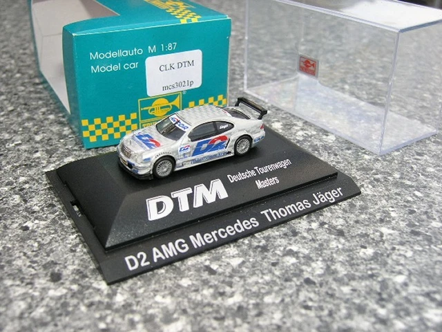 ·▻ MERCEDES CLK AMG D2 DTM #2 Jäger Trumpeter #3021 H0 1:87 PC