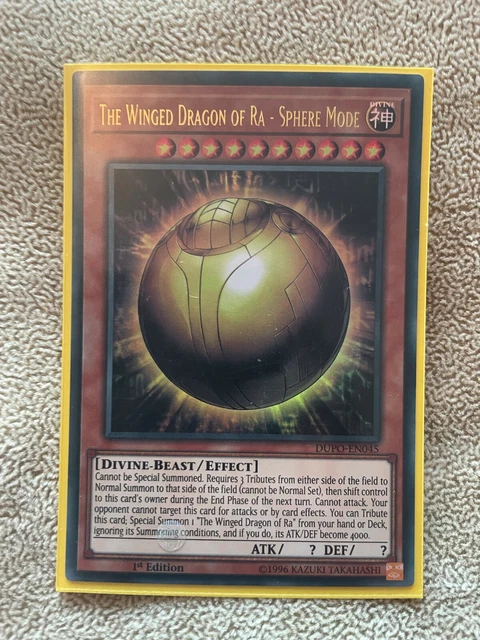 YU-GI-OH! THE WINGED Dragon of Ra Sphere Mode Ultra Rare DUPO-EN045 1st ...