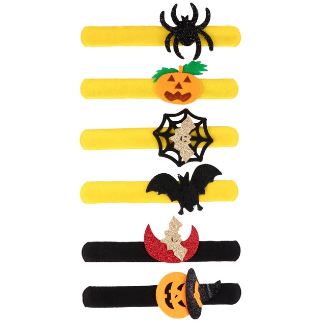 6 Stück Halloween Clap Circle Armbänder Party dekorative Armbänder für Männer