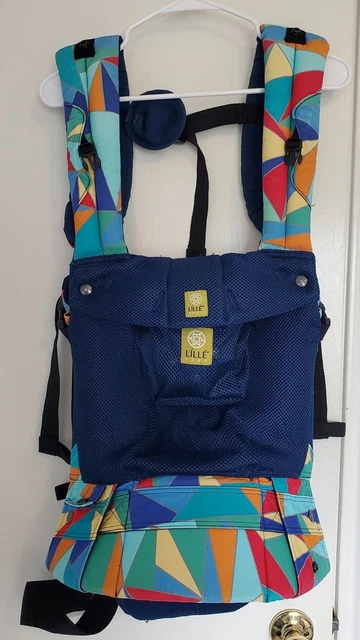 LILLEbaby Complete Airflow Baby Carrier, Navy & Geometric Design