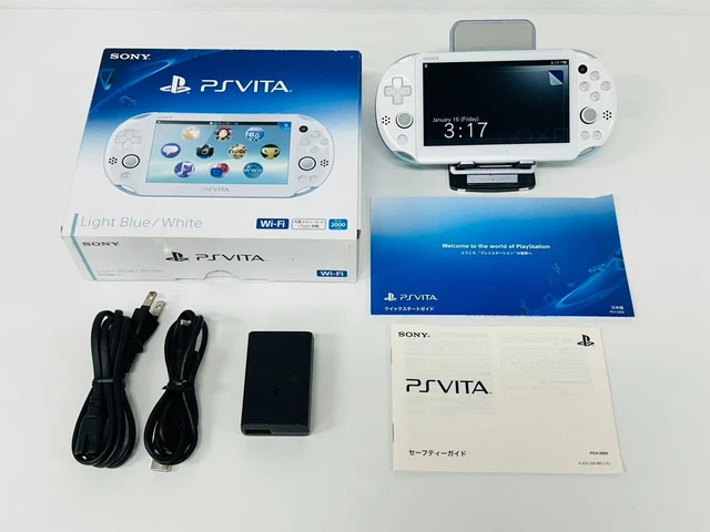 Console PS Vita PCH-2000 Slim Couleur Kaki - Avec Chargeur Et Boîte, Testée, Occasion