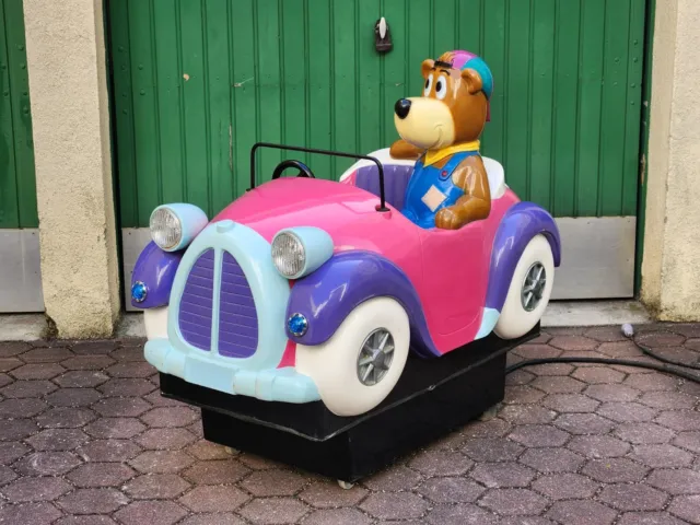 Kiddy Ride Bär Im Auto Fahrgeschäft Schaukelpferd Kinderkarussel Schaukelautomat