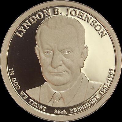 2015 S Lyndon B. Johnson Presidential Dollar Gem Deep Cameo PROOF US Mint
