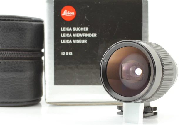 【Near MINT in BOX】 Leica 21 24 28mm 21-28mm Viewfinder Black 12013 from JAPAN